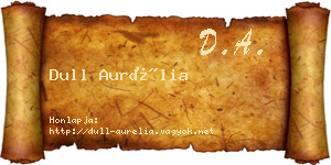 Dull Aurélia névjegykártya